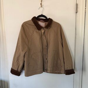 Hunter Brown Jacket with Dark Brown Collar